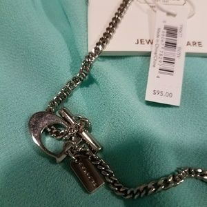 Authentic Coach necklace and earrings